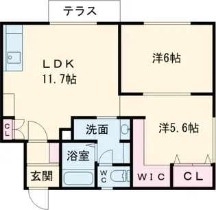 コーポ城【2階】の間取り