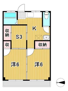 ヤママス六号【2階】の間取り