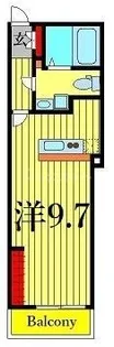 Glanz東瑞江【1階】の間取り