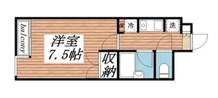 興和太平アパートメント【4階】の間取り
