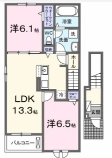 ファミールKII【1階】の間取り