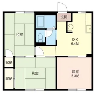 ハイライズ中町【1階】の間取り