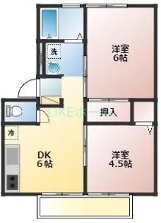 アメニティ西船II【1階】の間取り