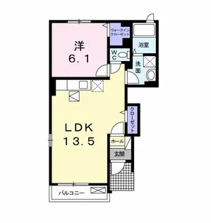 ツインパレス 和【1階】の間取り