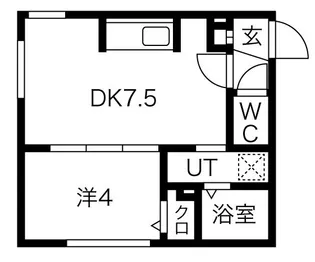 Maison Kamuy 本郷通【2階】の間取り