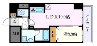 セイワパレス丸の内駅前【9階】の間取り