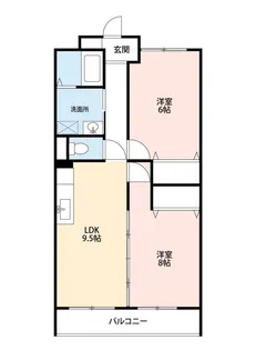 ピエールフェローニ【4階】の間取り