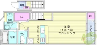 シューネスハイム グランツ東館【2階】の間取り