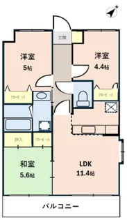 ソレイユ西条【2階】の間取り