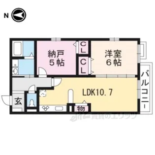 グラン佐竹【4階】の間取り