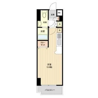 レジディア仙台本町【4階】の間取り
