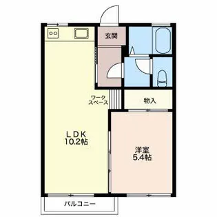 ベルテ A【2階】の間取り
