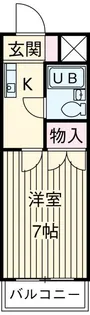カーサしんちば【1階】の間取り