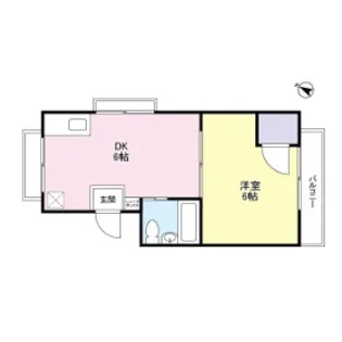 ニュー堀マンションC棟【3階】の間取り