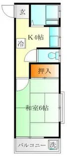 コーポ白幡【2階】の間取り