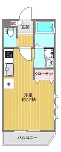 フラワーヴィレッジ【1階】の間取り