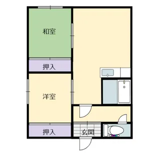 エルムハイツ(大通南)【1階】の間取り