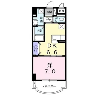 盛キャラバン【3階】の間取り