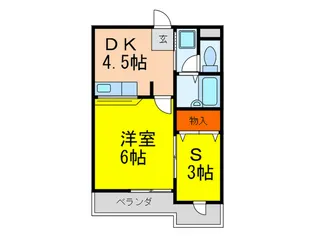 Flora S.E.12th【4階】の間取り