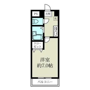 ウォーターフロント礎町【8階】の間取り
