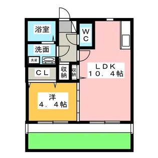 スターライト イーズ【1階】の間取り