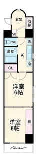 シャトーオオタ【8階】の間取り