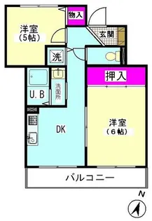 エリゼ伍番館【3階】の間取り