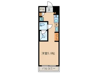 ブルーノコート蒲田【6階】の間取り