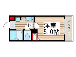 MELDIA東向島【2階】の間取り