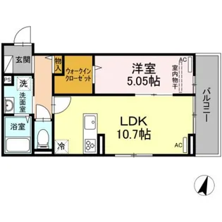 ローリエ【3階】の間取り