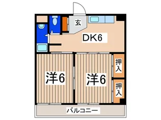 東洋ビル金谷A【3階】の間取り
