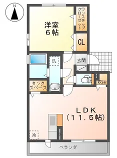 メゾンリヴェール A【3階】の間取り