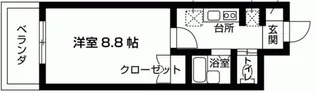 【学生専用】新百合グリーンハウス【4階】の間取り