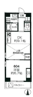 シャレー大山【6階】の間取り