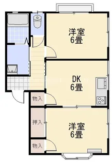ポートタウン吉田 A棟【2階】の間取り