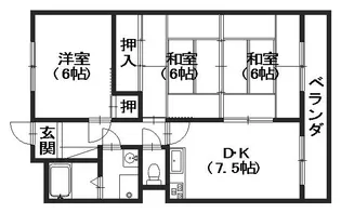 ヨシハラビル【1階】の間取り