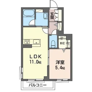 ラポール【2階】の間取り