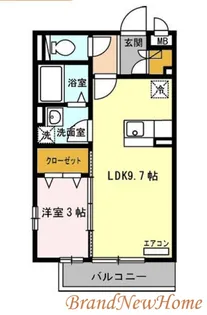 シャトレ清風【2階】の間取り