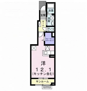 ヴィラノールI【1階】の間取り