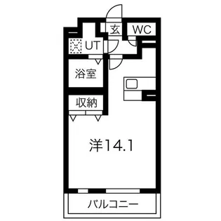 八幡山公園ザ・レジデンスB【3階】の間取り