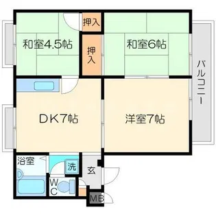 サンライフN【3階】の間取り