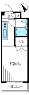 ドミールタカラ【1階】の間取り