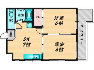 星和ビル【6階】の間取り
