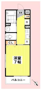 コートレジデンス幡ヶ谷【3階】の間取り