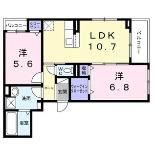 青葉丘北アパート(028771401)【2階】の間取り