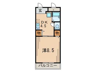 エポック甲子園口【3階】の間取り