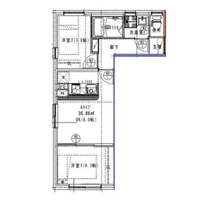 strada oji【2階】の間取り