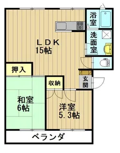 グリーンアイ城東【2階】の間取り