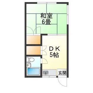 Aコーポ【1階】の間取り