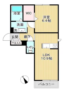 プランドール奏の杜A【3階】の間取り